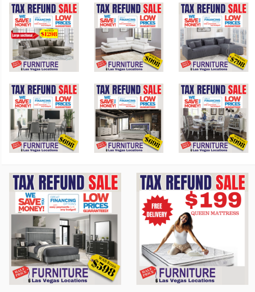 Final Week to Save – Tax Refund Sale at Half Price Furniture