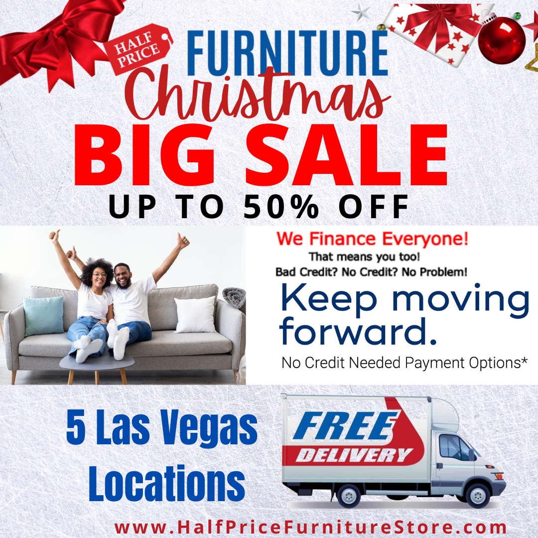 Christmas Big Sale at Half Price Furniture!