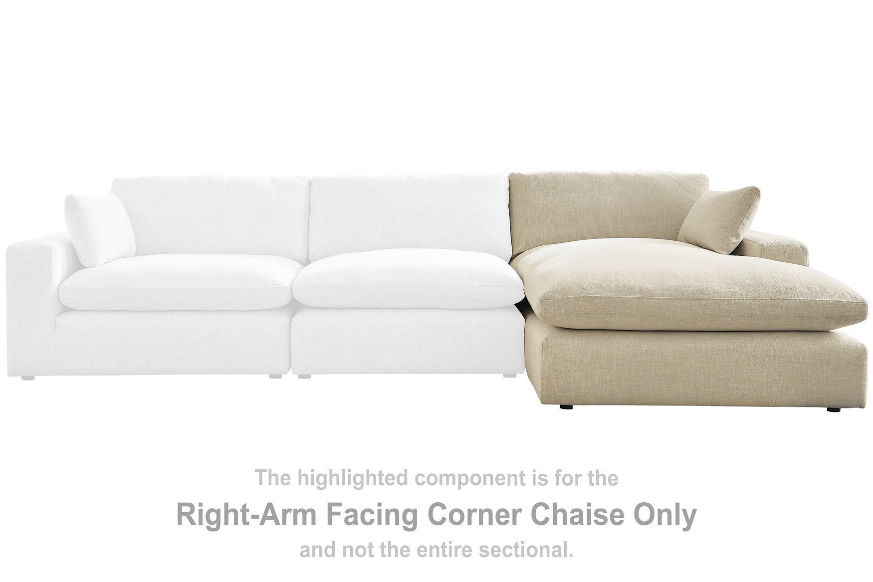 Elyza Sectional with Chaise - Half Price Furniture