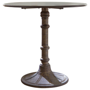 Oswego Round Bistro Dining Table Bronze Half Price Furniture