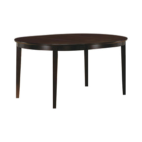 Gabriel Oval Dining Table Cappuccino Half Price Furniture