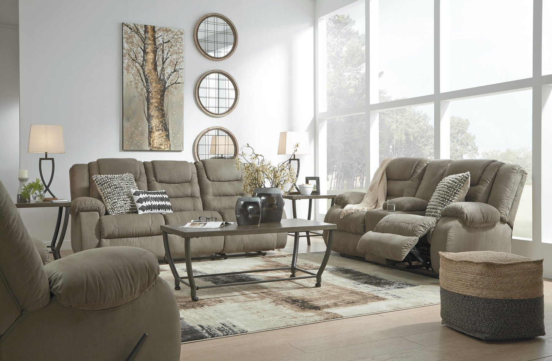 McCade Reclining Loveseat with Console - Half Price Furniture