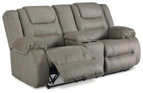 McCade Reclining Loveseat with Console - Half Price Furniture