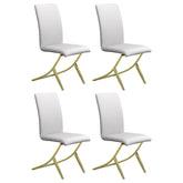 Carmelia Upholstered Side Chairs White (Set of 4) Half Price Furniture