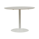 Lowry Round Dining Table White Half Price Furniture