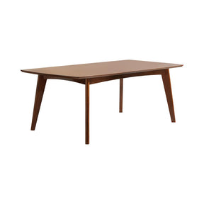 Malone Rectangular Dining Table Dark Walnut Half Price Furniture