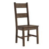 Coleman Dining Side Chairs Rustic Golden Brown (Set of 2) Half Price Furniture