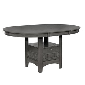 Lavon Dining Table with Storage Medium Grey Half Price Furniture