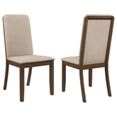 Wethersfield Solid Back Side Chairs Latte (Set of 2) Half Price Furniture