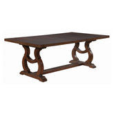 Brockway Trestle Dining Table Antique Java Half Price Furniture