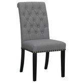 Alana Upholstered Tufted Side Chairs with Nailhead Trim (Set of 2) Half Price Furniture