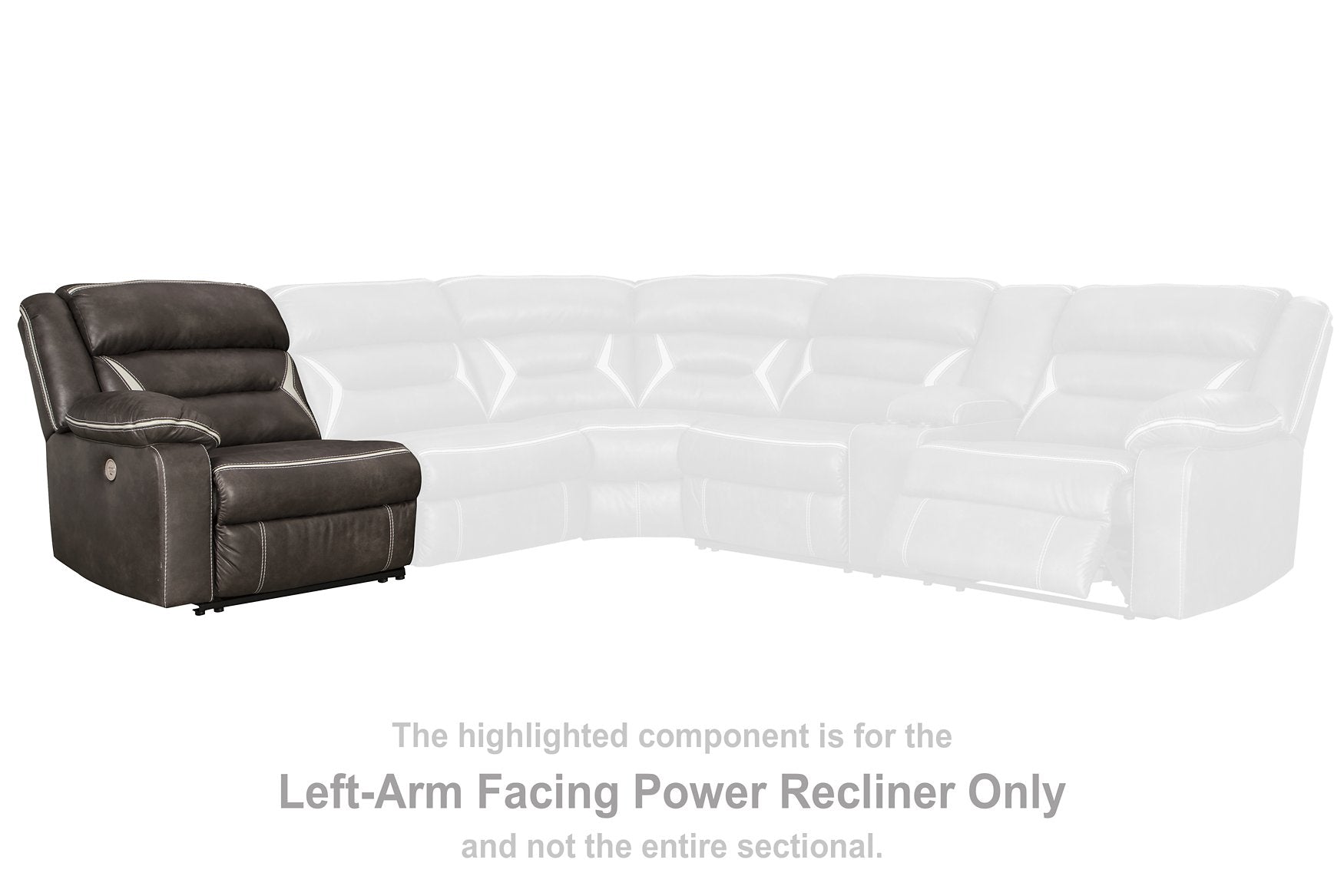 Kincord Power Reclining Sectional - Half Price Furniture