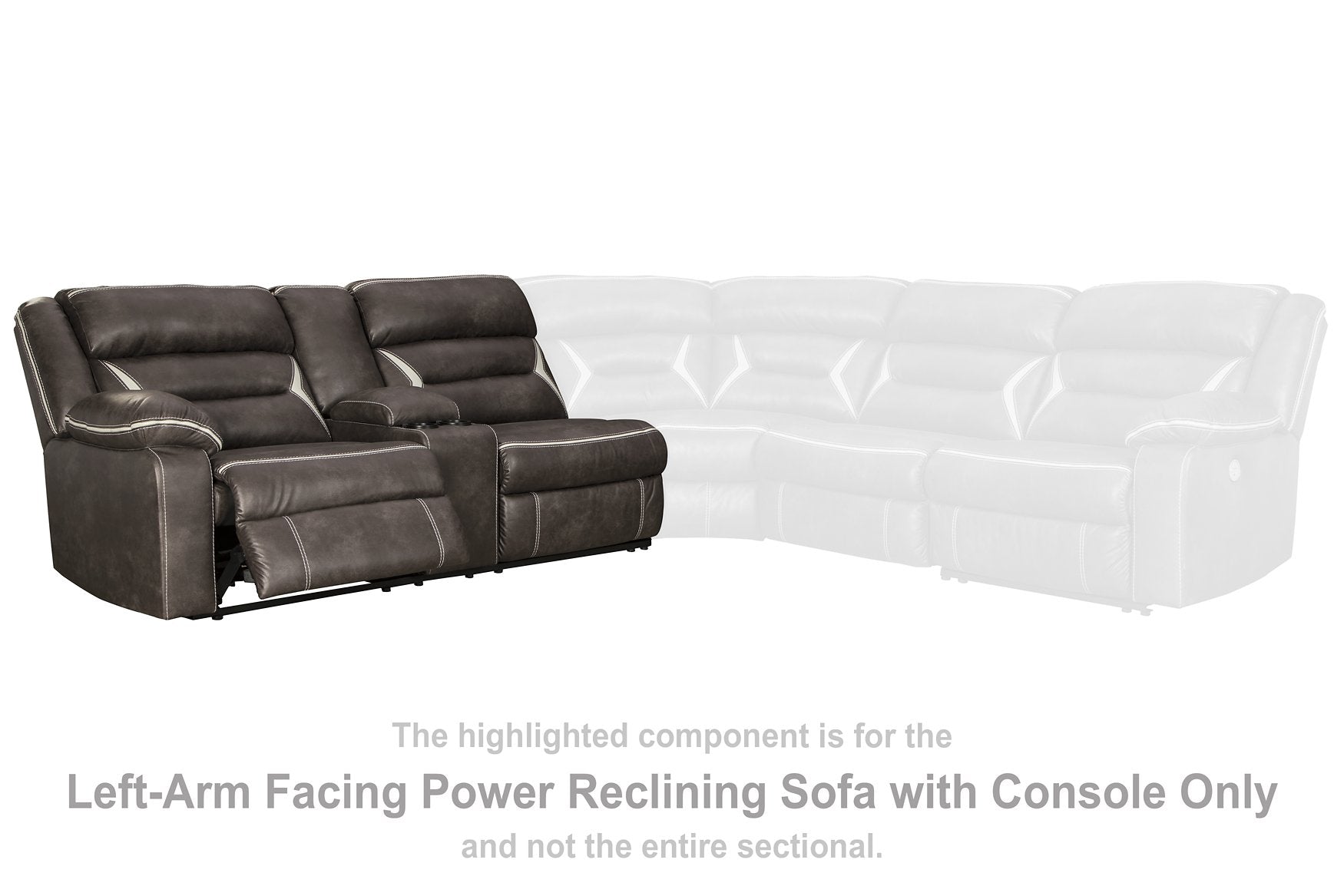 Kincord Power Reclining Sectional - Half Price Furniture