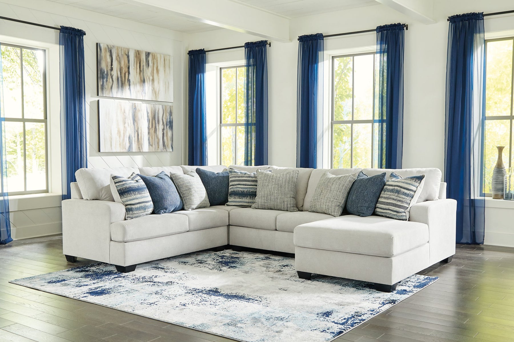 Lowder Sectional with Chaise - Half Price Furniture