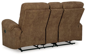 Edenwold Reclining Loveseat with Console - Half Price Furniture