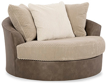 Keskin Oversized Swivel Accent Chair - Half Price Furniture