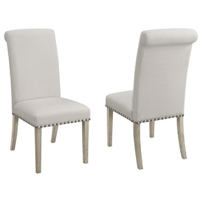 Salem Upholstered Side Chairs Rustic Smoke and Grey (Set of 2)  Half Price Furniture