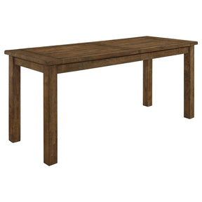 Coleman Counter Height Table Rustic Golden Brown Half Price Furniture