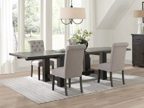 Calandra Rectangular Dining Set with Extension Leaf Half Price Furniture