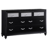 Barzini 7-drawer Rectangular Dresser Black Half Price Furniture