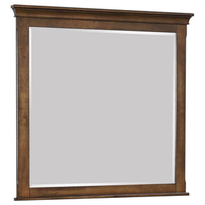 Franco Rectangular Dresser Mirror Burnished Oak Half Price Furniture