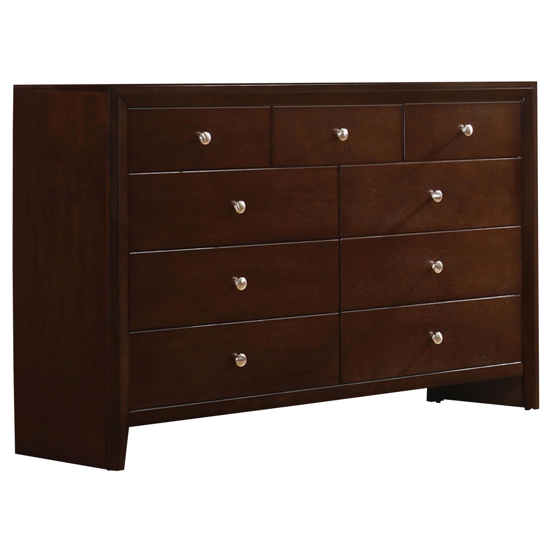 Serenity Rectangular 9-drawer Dresser Rich Merlot Half Price Furniture