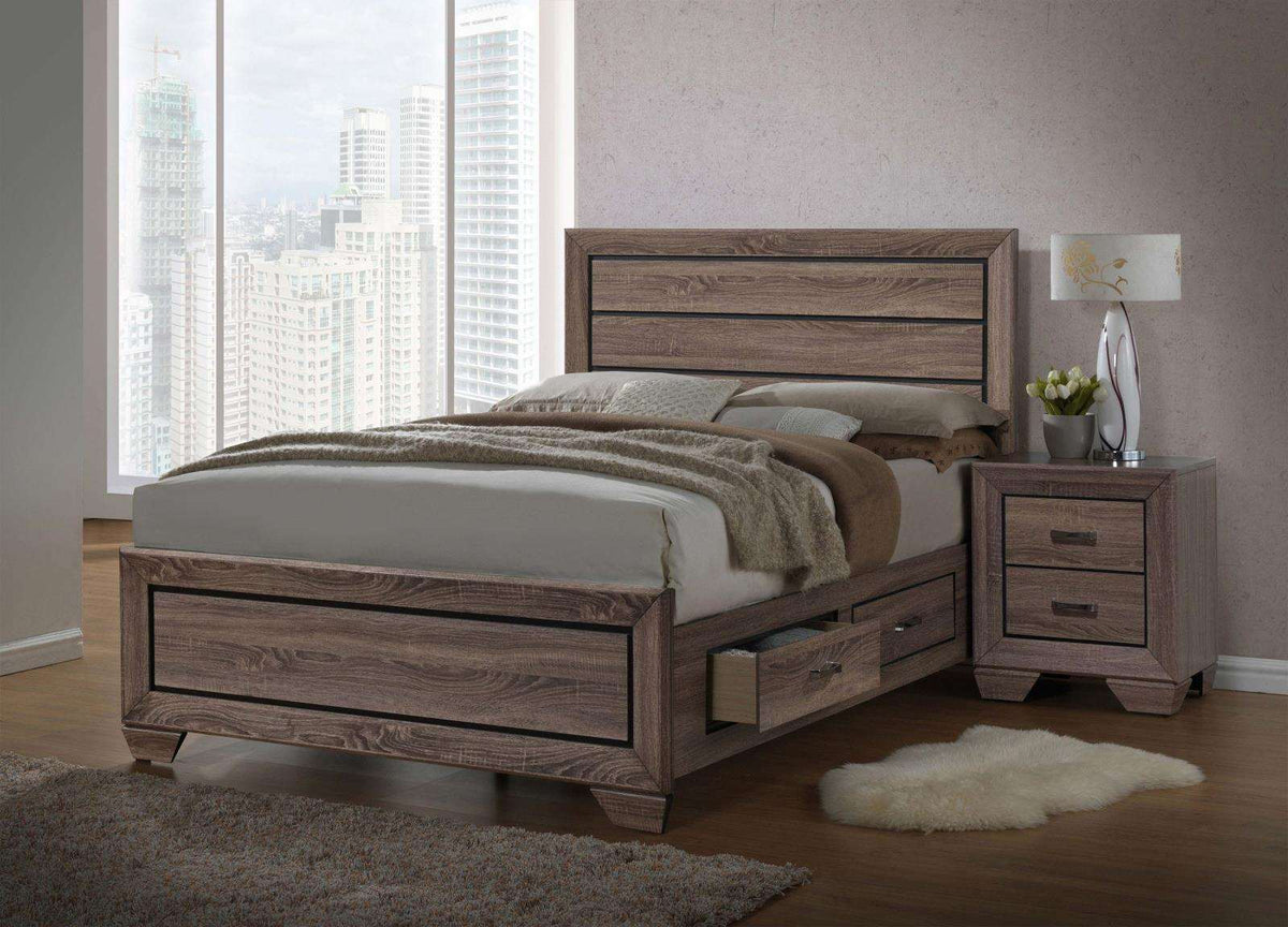 204190KE S4 E KING 4PC SET (KE.BED,NS,DR,MR) Half Price Furniture