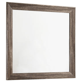 Kauffman Rectangular Dresser Mirror Washed Taupe Half Price Furniture