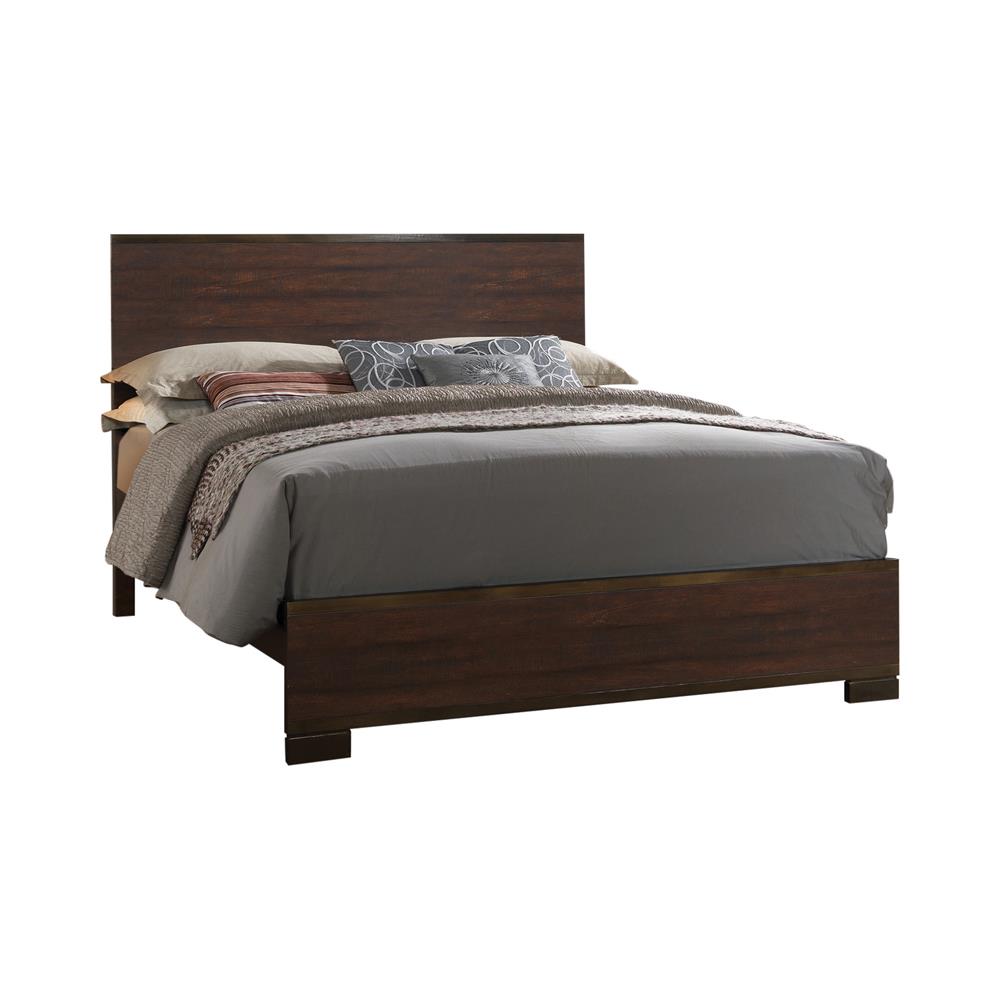 Edmonton Eastern King Panel Bed Rustic Tobacco  Half Price Furniture