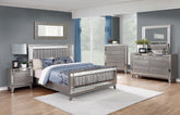 Leighton Bedroom Set Metallic Mercury Half Price Furniture