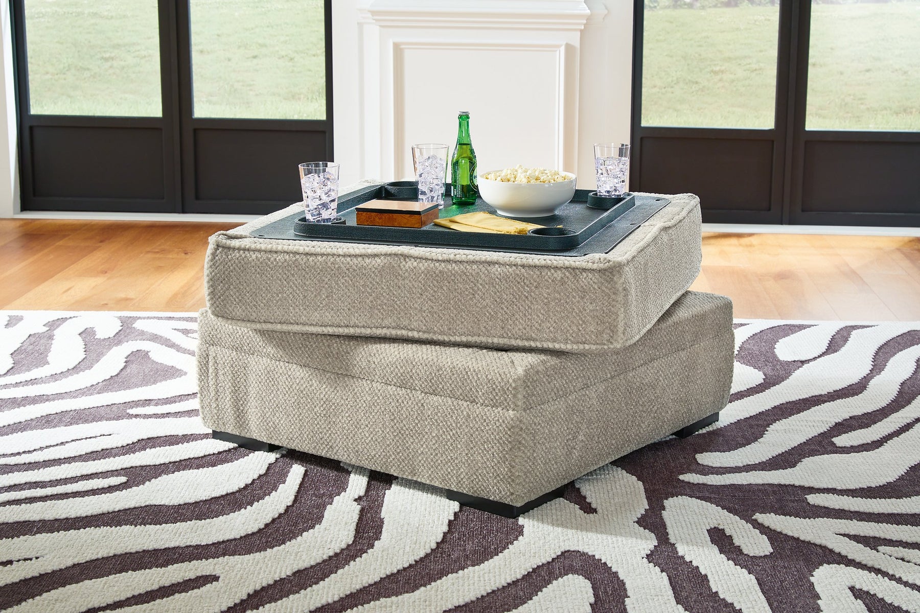 Calnita Ottoman With Storage - Half Price Furniture