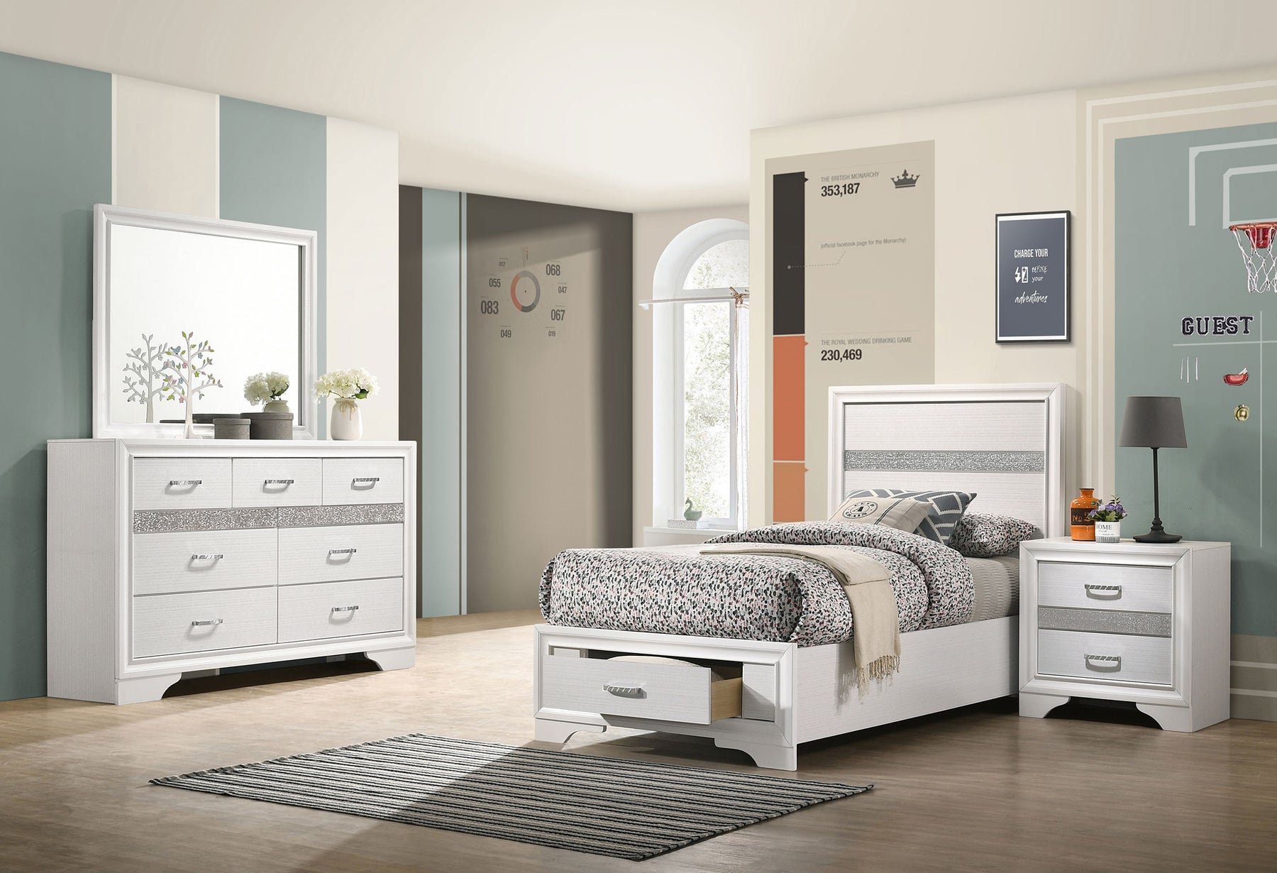 Miranda Storage Bedroom Set  Half Price Furniture