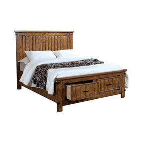 Brenner Full Storage Bed Rustic Honey Half Price Furniture