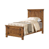 Brenner Twin Panel Bed Rustic Honey Half Price Furniture