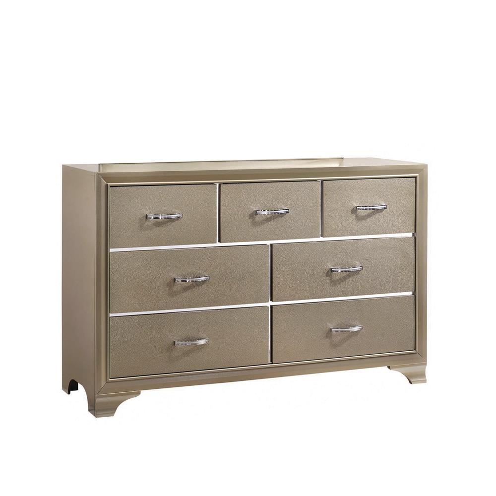 Beaumont 7-drawer Rectangular Dresser Champagne  Half Price Furniture