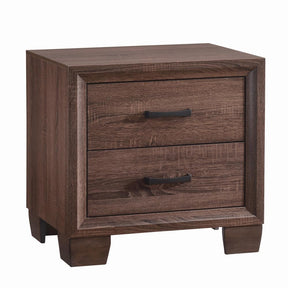 Brandon 2-drawer Nightstand Medium Warm Brown Half Price Furniture