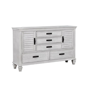 Franco 5-drawer Dresser Antique White Half Price Furniture