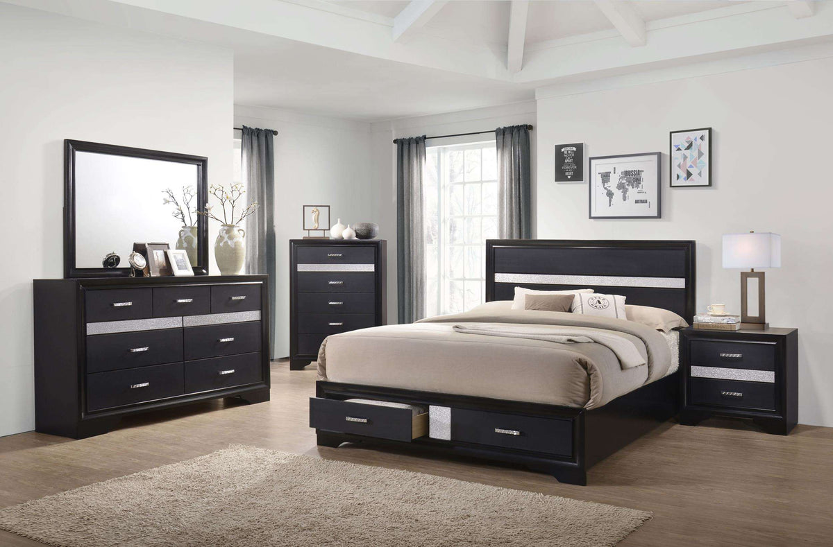 206361KW S4 KW 4PC SET (KW.BED,NS,DR,MR) Half Price Furniture