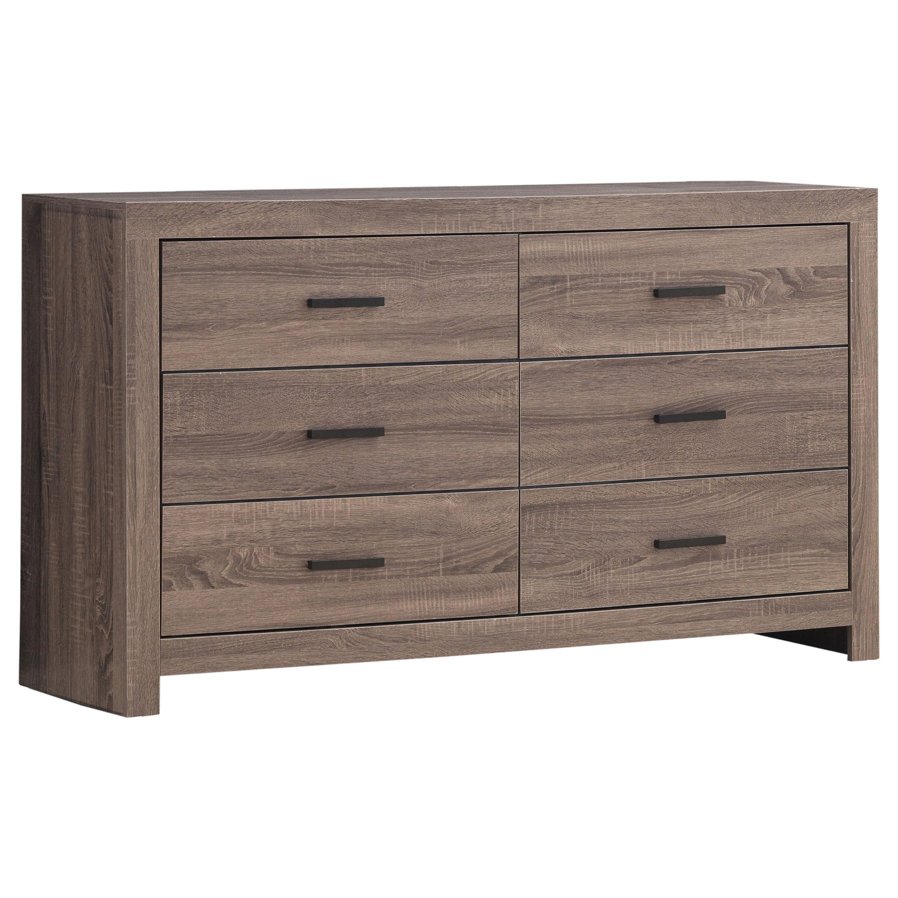 Brantford 6-drawer Dresser Barrel Oak Half Price Furniture