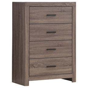 Brantford 4-drawer Chest Barrel Oak Half Price Furniture