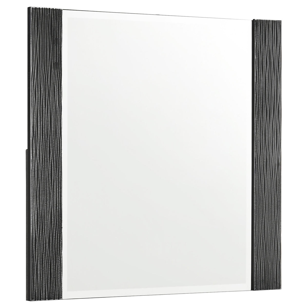 Blacktoft Rectangle Dresser Mirror Black Half Price Furniture