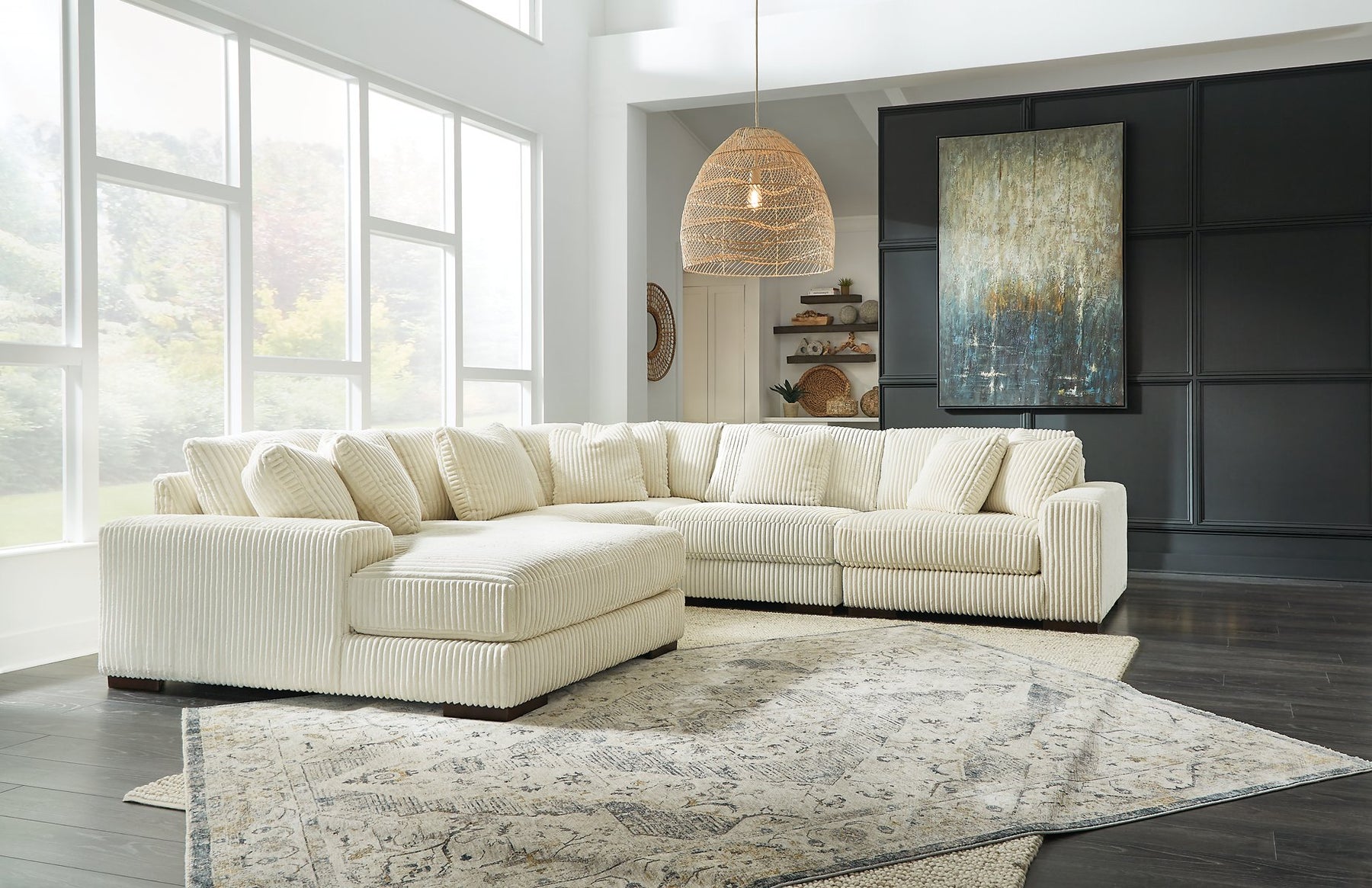 Lindyn Sectional with Chaise - Half Price Furniture