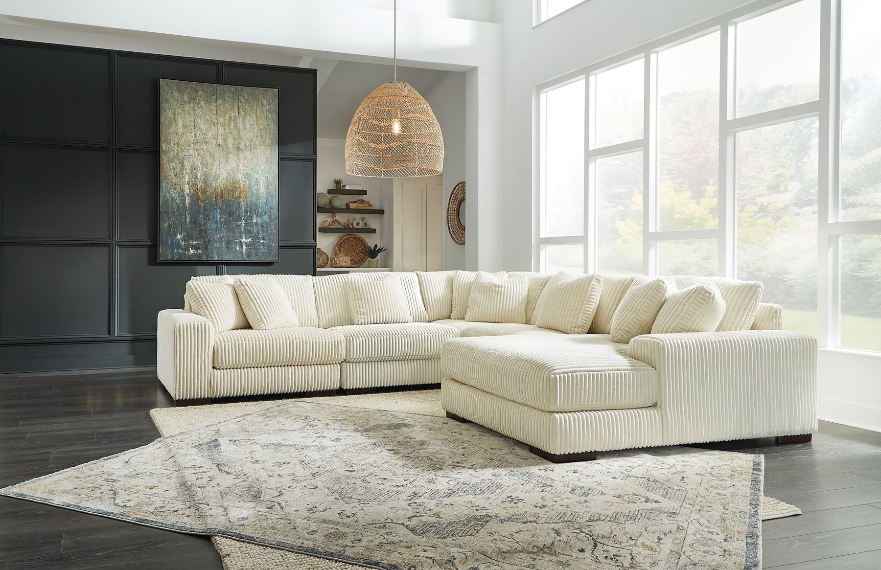 Lindyn Sectional with Chaise - Half Price Furniture