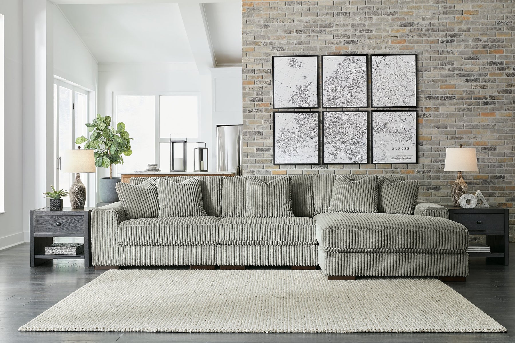 Lindyn Sectional with Chaise - Half Price Furniture