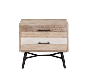 Marlow 2-drawer Nightstand Rough Sawn Multi Half Price Furniture