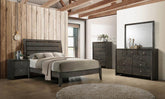 Serenity 4-piece Full Sleigh Bedroom Set Mod Grey Half Price Furniture