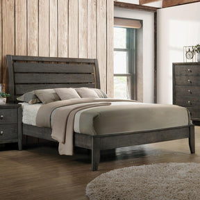 Serenity Twin Panel Bed Mod Grey Half Price Furniture