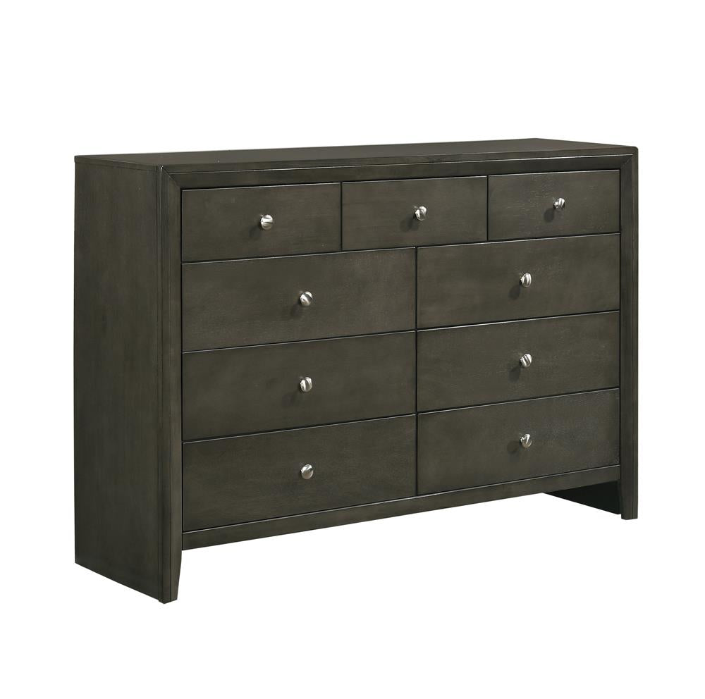 Serenity 9-drawer Dresser Mod Grey Half Price Furniture