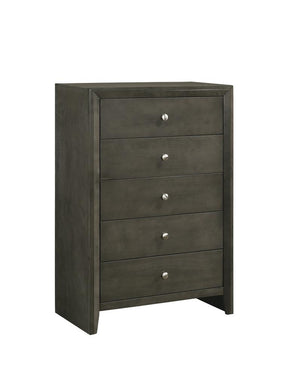 Serenity 5-drawer Chest Mod Grey Half Price Furniture