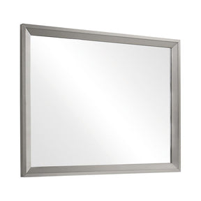 Ramon Dresser Mirror Metallic Sterling Half Price Furniture